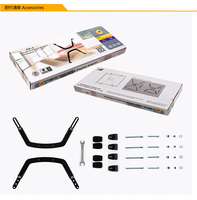 NB FP-1 rozszerzenie VESA Adapter uchwyt mocujący uchwyt monitora wsparcie dla 17-27 cali nie otwór montażowy monitory wyświetlacz LCD 4
